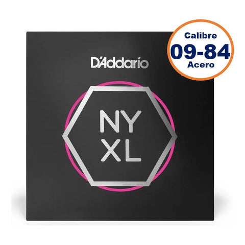 Cuerdas Para Guitarra Eléctrica 8 Pzas D'addario Nyxl0984sb
