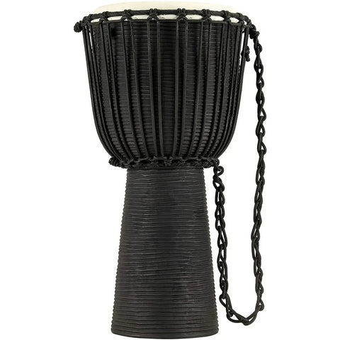 Djembe Una Sola Pieza De Caoba 12x24 PuLG Headliner Hdj3-l Negro