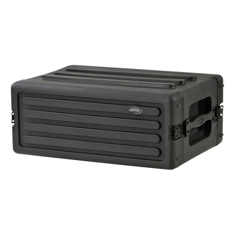 Rack Corto 4 Espacios Rotomoldeado Skb 1skb-r4s Color Negro