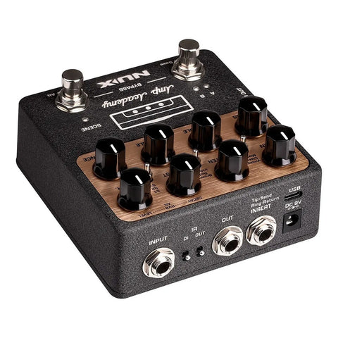 Pedal De Guitarra Simulador De Amplis Nux Ngs-6 Amp Negro