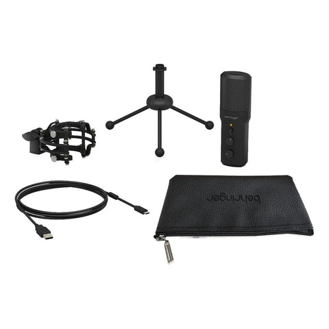 Microfono Usb   Plug And Play  Supercardoide Behringer Bu200 Negro