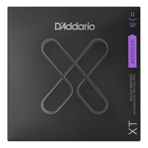 Cuerdas P/ Guitarra Acústica Bronce 11-52 D'addario Xtabr1152