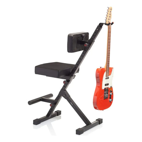 Soporte Con Banco Guitarra, Bajo Frameworks Gfw-gtr-seatdlx Color Negro