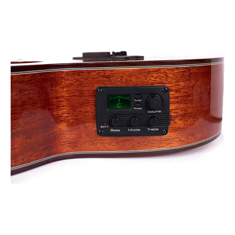 Ukulele Tenor Electroacústico By Melissa Babilon Ea-eureka-b Color Caoba