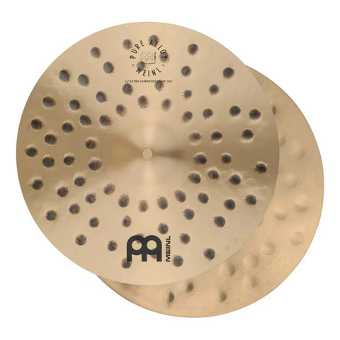 Platillo Meinl Pa14ehh Pure Alloy 14  Hi-hat Extra Hammered Dorado