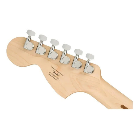 Guitarra Eléctrica Squier By Fender Affinity Series Stratocaster De Álamo Black Brillante Con Diapasón De Arce Diestro