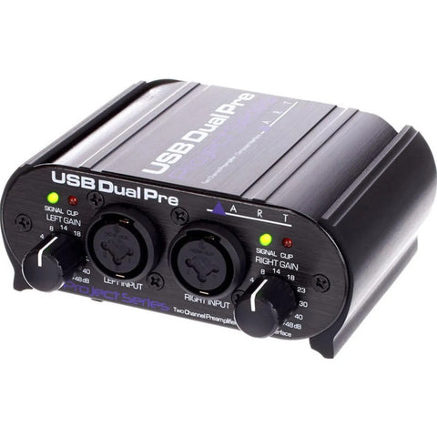 Preamplificador De Audio Profesional Art Usb Dual Pre