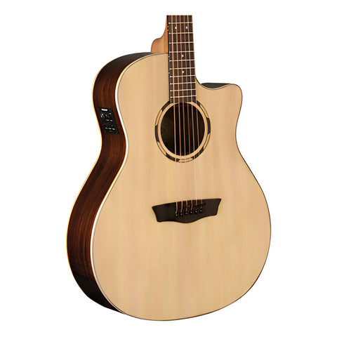 Guitarra Electroacústica Washburn Orquesta O20sce Tapa Abeto Color Natural