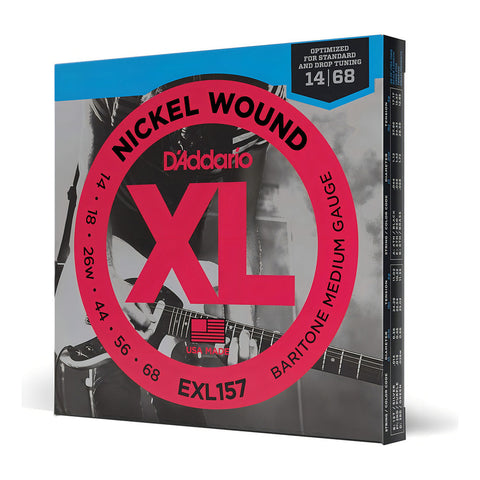 Encordadura Para Guitarra Eléctrica 014-068 Daddario Exl157