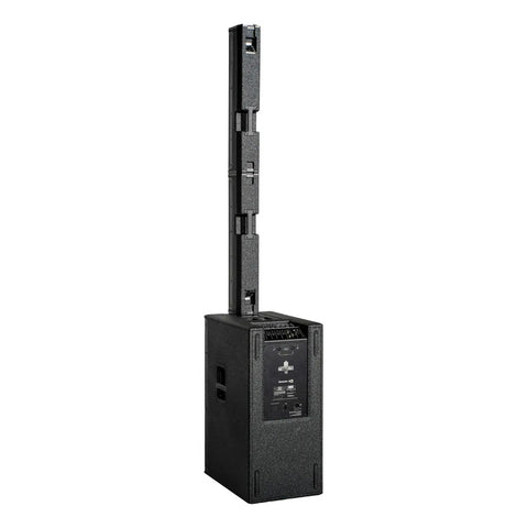 Bafle Columna Portable Montarbo Nettuno 10 Sub Activo 1000w Color Negro