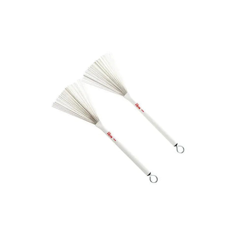 Par Escobillas Cepillo De Alambre Jazz Brush Vic Firth Wb Color Blanco