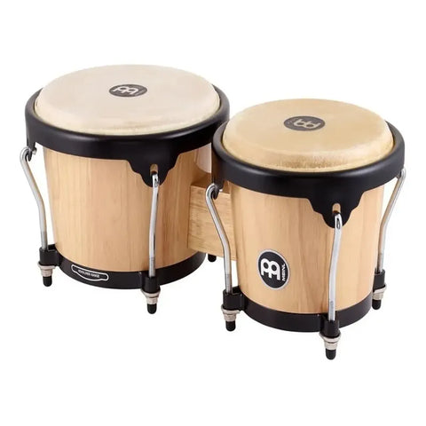 Bongos Meinl Hb-100 Nat 6.75 Y 8 Pulgadas Madera Piel Línea Headliner