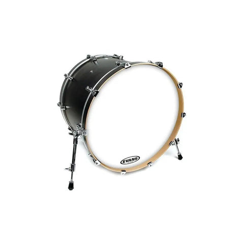 Parche Resonante Para Bombo Evans Eq3-np Smooth White De 24
