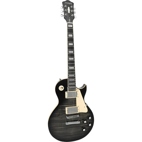 Guitarra Eléctrica 6 Cuerdas Mars Les Paul Traditional Black Color Negro Material Del Diapasón Palisandro Orientación De La Mano Diestro Palo De Rosa