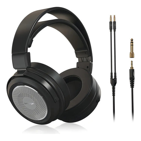 Auricular Abierto Deluxe Hifi Retro Behringer Alpha - Oddity Color Negro Y Plateado
