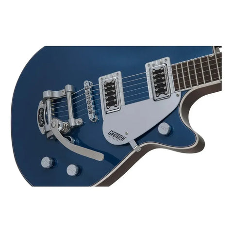 Guitarra Electromatic Jet Ft Single Cut Gretsch G5230t Diestro Aleutian Blue Nogal Negro