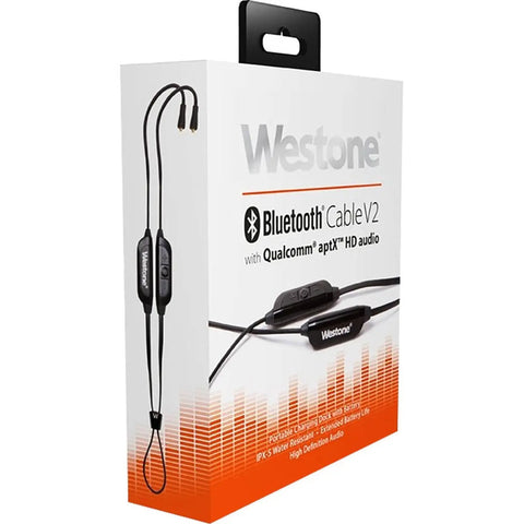 Adaptador Westone V2 Bluetooth Cable Para Audífonos Mmcx Con Aptx Y Micrófono