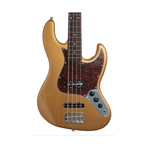 Bajo Eléctrico Gold Jets Guitars Jjb-300 Diestro Oro 4