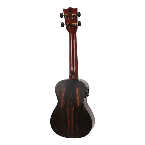 Ukelele Electroacústico Concierto Flight Duc460 Eq Amara Color Madera Con Negro