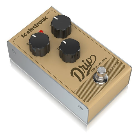 Pedal P/guitarra, Tc Electronic Drip Spring Reverb Café