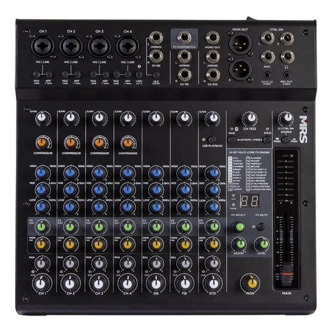 Mezcladora 12 Canales Con Dsp Y Bluetooth Mrs Mrs12-mix