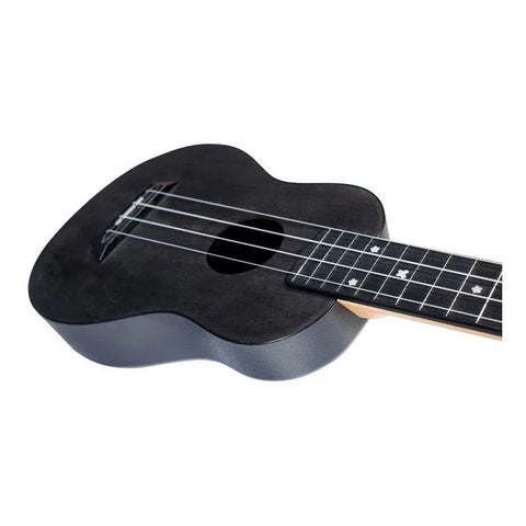 Ukulele Soprano Flight Tus35 Pack Con Funda Y Afinador Msi Negro