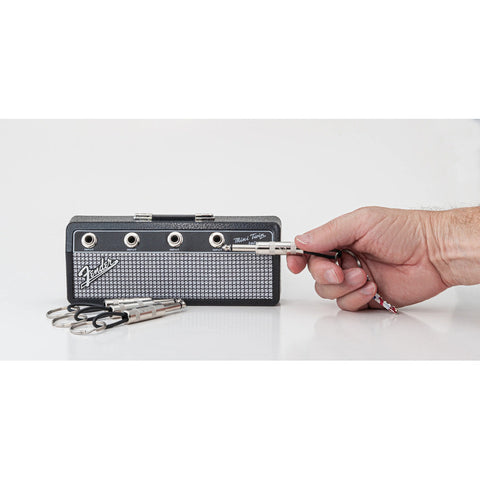 Porta Llaves Original Con Licencia Pluginz Fender Jack Rack Gris