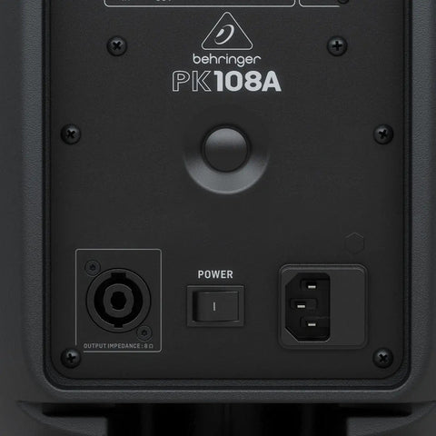 Bafle Activo De 250w De 8  Pulgadas Behringer Pk108a Negro
