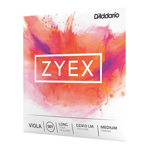 Juego 4 Cuerdas P/ Viola 16 Pulgadas D'addario Zyex Dz410 Lm