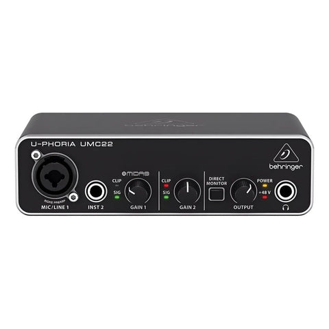 Behringer Umc22 U-phoria Interface Micrófono / Instrumento