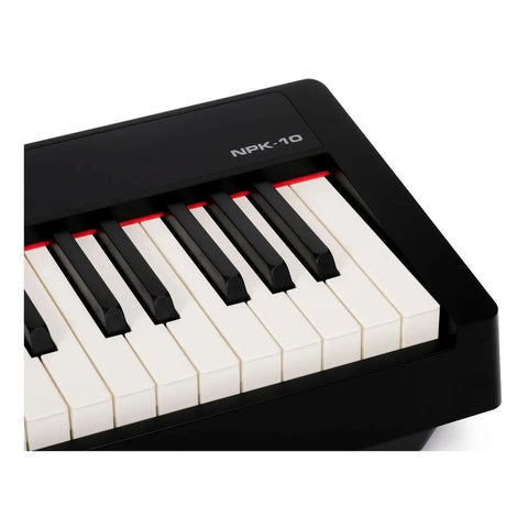 Piano Digital Nux Npk-10 88 Teclas Acción De Martillo Negro Portátil