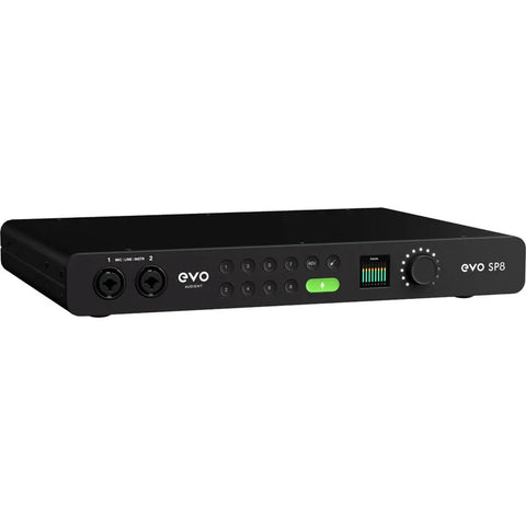 Interfaz De Audio Smart Preamp 8 Canales Audient Evo Sp8 Negro