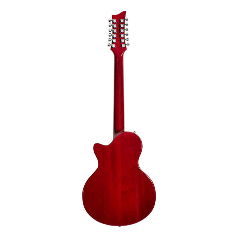 Guitarra Eléctrica 12 Cuerdas Mars Single Cut 12 Strings Csu Color Naranja Oscuro Material Del Diapasón Palisandro Orientación De La Mano Diestro Palo De Rosa