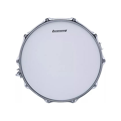 Tarola Ludwig Supralite Con Cuerpo De Acero En Medida 14x5.5 Casco Plateado