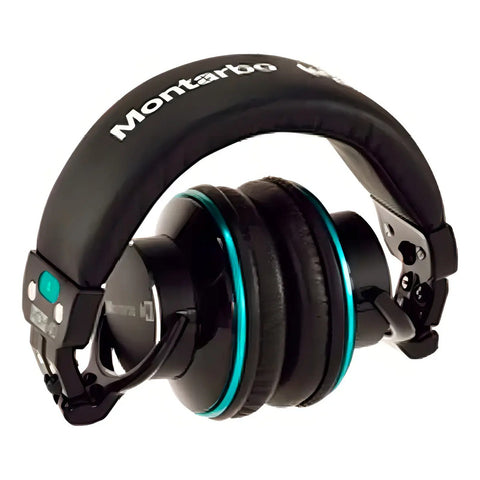 Audífonos Estudio Montarbo Mdh-40 Alámbricos Profesionales Color Negro