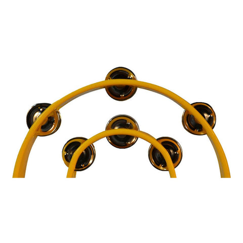 Pandero Forma De Media Luna Color Amarillo New Beat 818 Amarillo