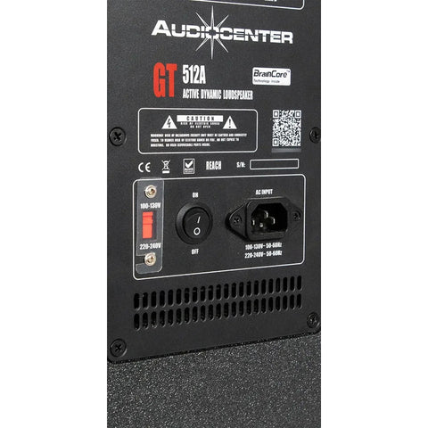Bafle Amplificado De 12 Audiocenter Gt512a Ii Negro