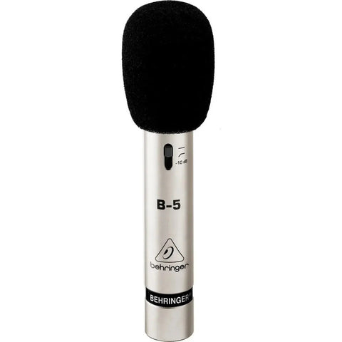 Micrófono Condensador P/ Estudio Con Diafragma, Behringer B5 Plateado