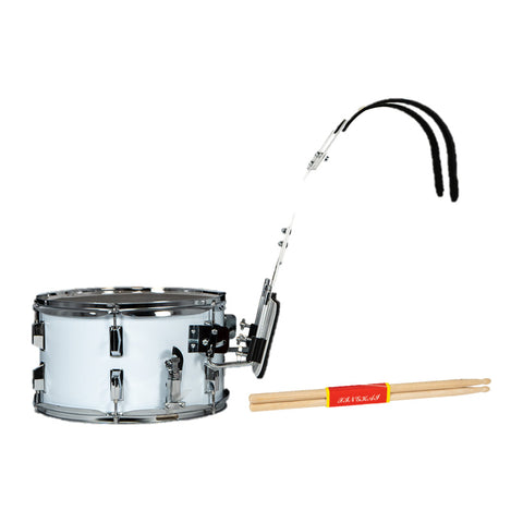 Tarola Marcha 14 X 8 PuLG New Beat Nb-masd2 Con Baquetas Whi Casco Blanco