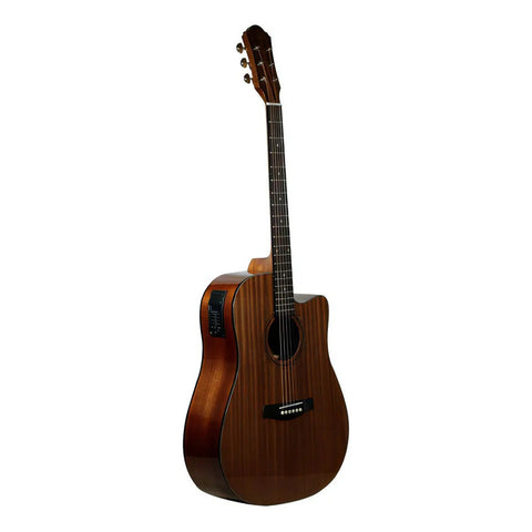 La Sevillana Tx-200ceq Nat Guitarra Electroacústica Texana Natural Diestro
