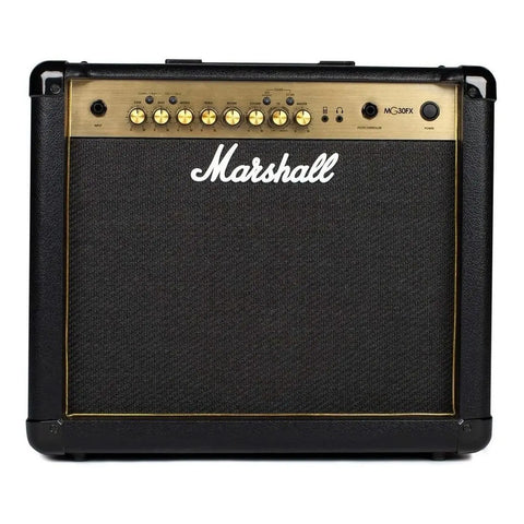 Amplificador Combo Para Guitarra 30w, Marshall Mg30gfx Negro/oro