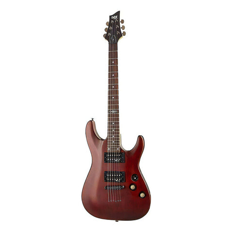 Guitarra Eléctrica Sgr By Schecter C-1 Nogal Satinado Walnut Orientación De La Mano Diestro