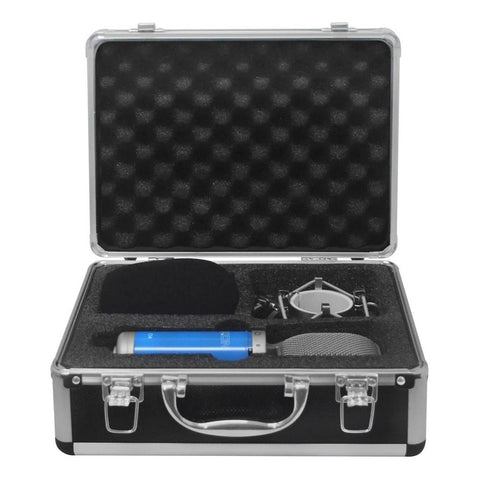 Microfono Vocal Condensador Unidireccional Eikon C14 Azul/gris