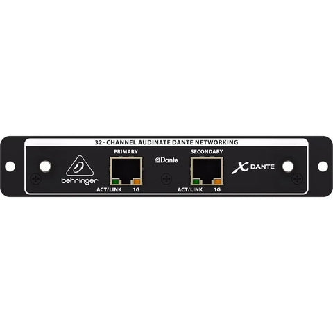 Tarjeta De Expansión 32 Canales 48 Khz, Behringer Xdante