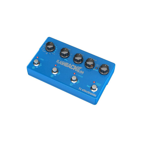 Tc Electronic Flashback 2x4 Pedal Delay Para Guitarra Color Azul