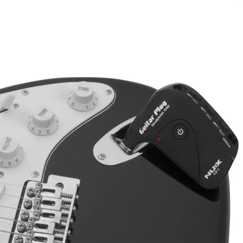 Amplificador De Audifonos Para Guitarra Electrica Nux Gp1 Negro