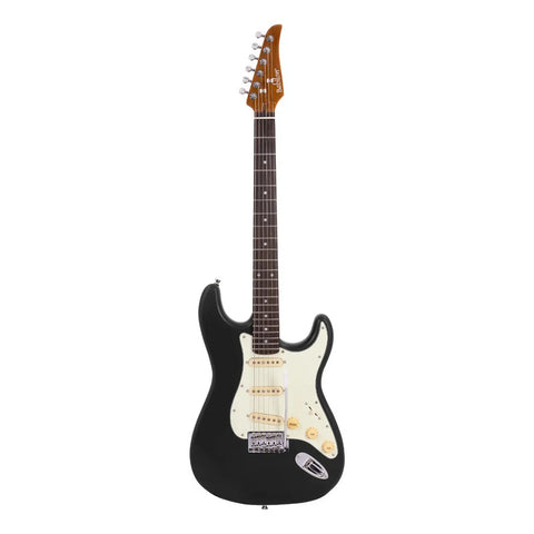 Guitarra Eléctrica Babilon Epic Ii-mb Stratocaster Negro 6 Cuerdas Diestro Color Negro Palo De Rosa