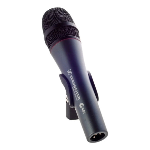 Micrófono P/ Voz, Vocal Súper Cardiode, Sennheiser  E865 Negro