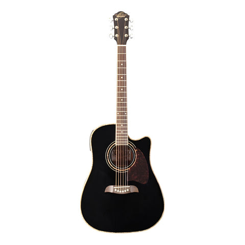 Guitarra Electroacústica Oscar Schmidt Og2ce 6 Cuerdas Black Brillante Dreadnought