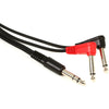 Cable Audio Plug 6.3mm Trs A 2 Plug Tr 6.3mm Roland Pcs-31l